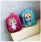 Reversible Sequin Doll Backpack - Princess Fashion (Ages 3-6)