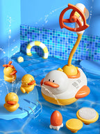 Duck-shaped bath toy for children