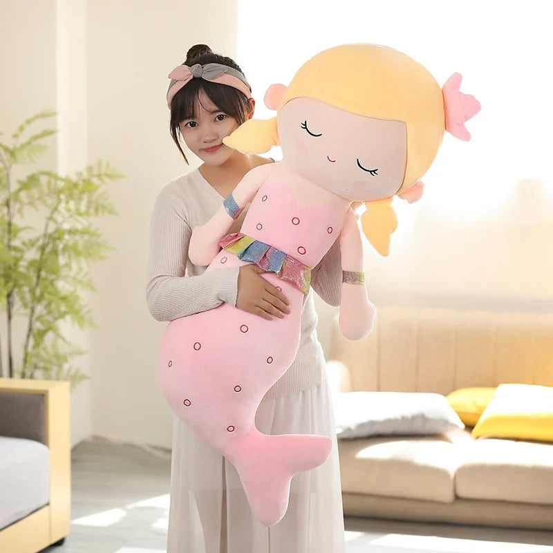 Kawaii Mermaid Plush Toys, 40 to 60 cm, Princess Plush Toys