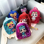 Reversible Sequin Doll Backpack - Princess Fashion (Ages 3-6)