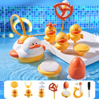 Duck-shaped bath toy for children