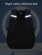 Mochila escolar infantil com tema de astronauta, à prova d'água