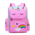 Girls' Waterproof Backpack with Unicorn Design