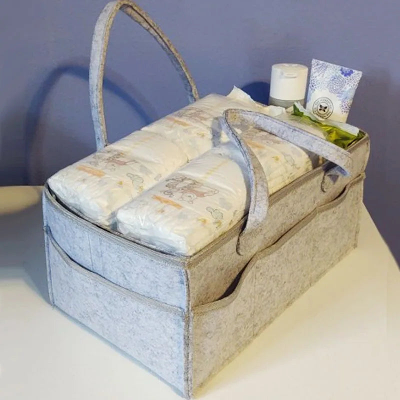 Portable organizer for baby diapers