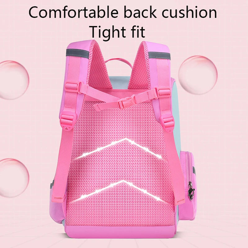 Girls' Waterproof Backpack with Unicorn Design