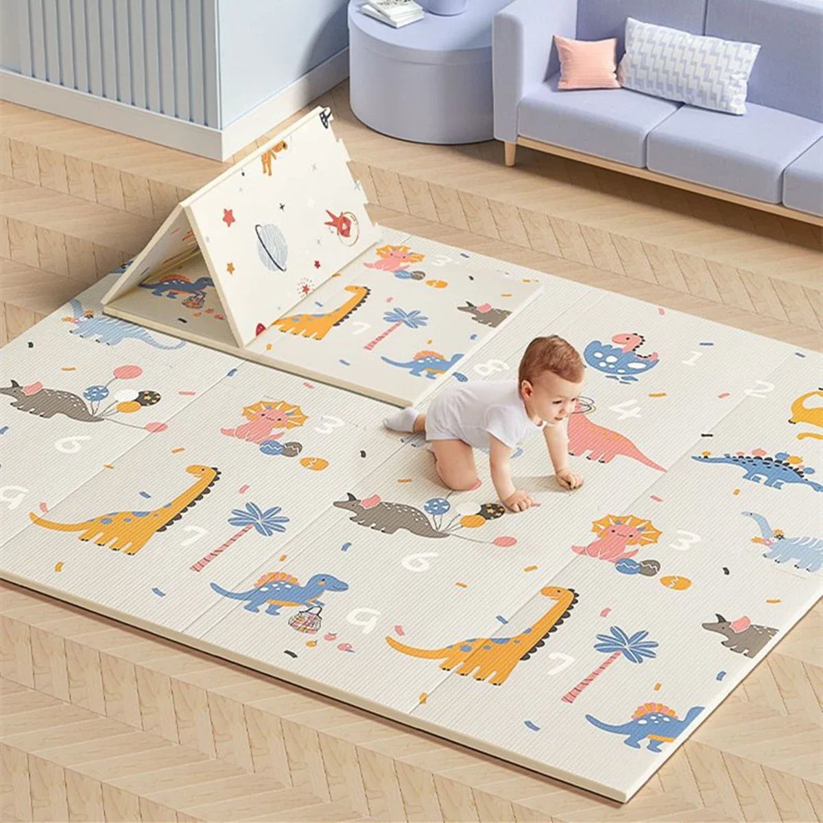 Non-toxic Foldable Activity Mat For Babies And Children - 180*100