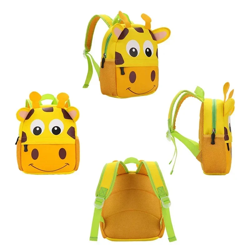 Cute 3D Animal Toddler Backpack (Kindergarten/Daycare)