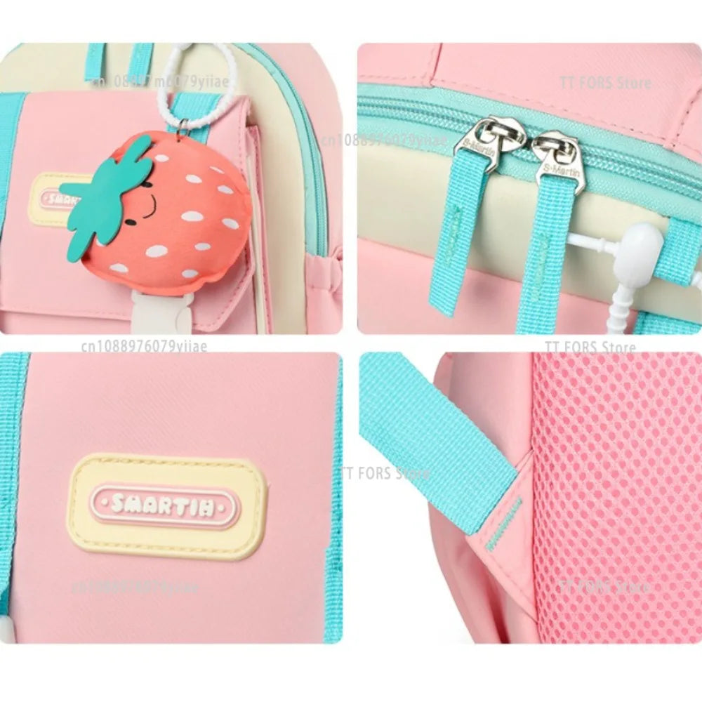 Mochila escolar infantil para meninos e meninas em idade pré-escolar