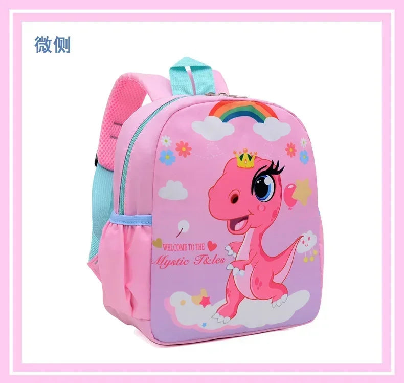 Cute Cartoon Dinosaur Preschool Backpack (Waterproof)