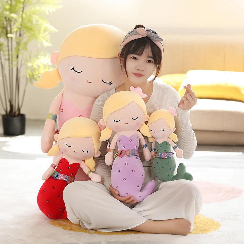 Kawaii Mermaid Plush Toys, 40 to 60 cm, Princess Plush Toys