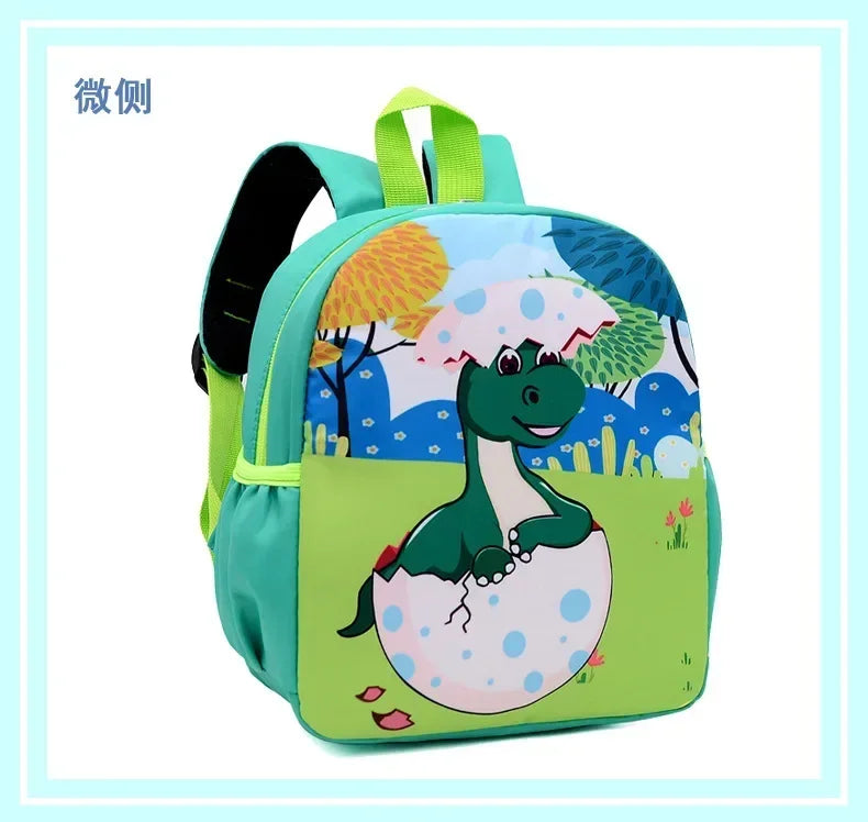 Cute Cartoon Dinosaur Preschool Backpack (Waterproof)