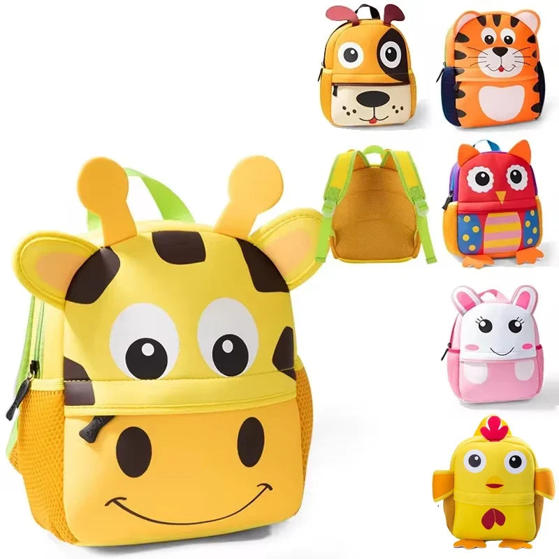 Cute 3D Animal Toddler Backpack (Kindergarten/Daycare)
