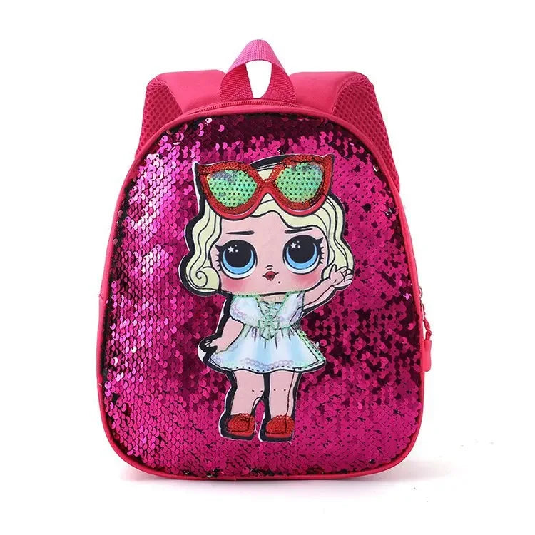 Reversible Sequin Doll Backpack - Princess Fashion (Ages 3-6)