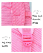 Girls' Waterproof Backpack with Unicorn Design