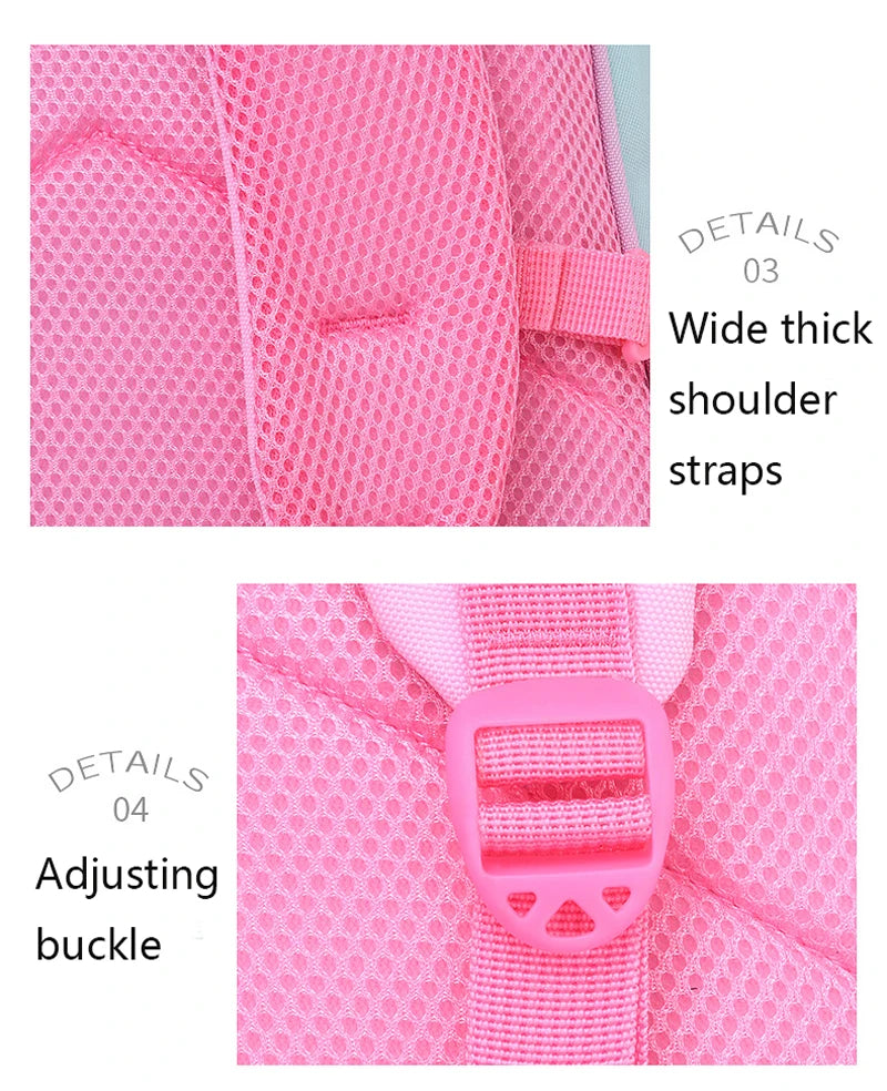 Girls' Waterproof Backpack with Unicorn Design