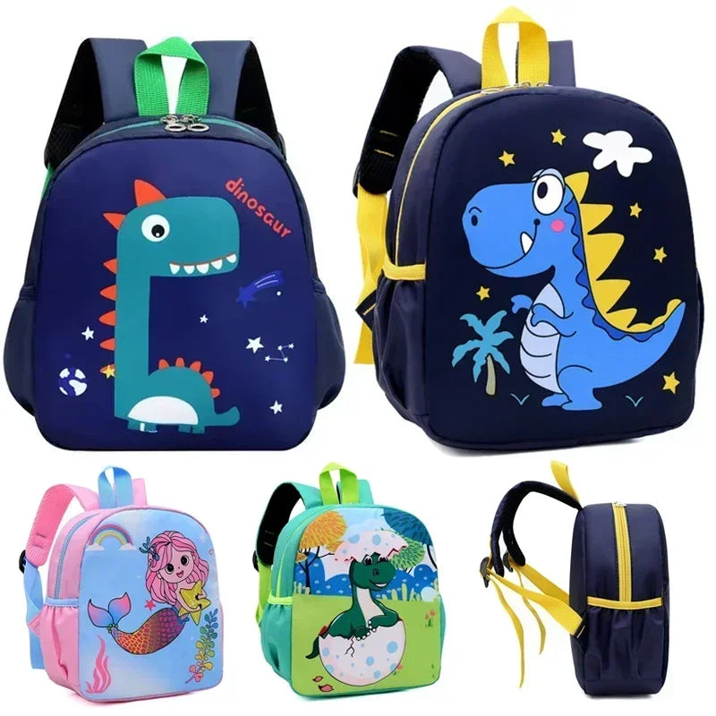 Cute Cartoon Dinosaur Preschool Backpack (Waterproof)